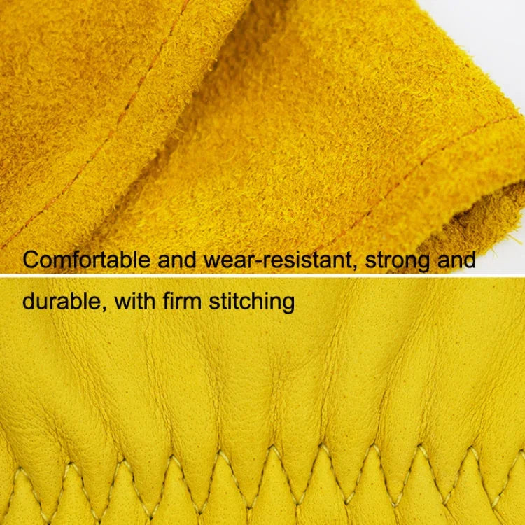 1 đôi găng tay da thật chống đâm, chống cắt cho làm vườn JJ-GD305, kích cỡ: S, M, L, XL