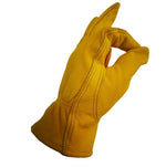 1 đôi găng tay lao động an toàn làm vườn ngoài trời bằng da thật JJ-1004, size S, M, L, XL