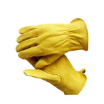 1 đôi găng tay an toàn da thật làm vườn ngoài trời JJ-5002, kích cỡ: S, M, L, XL