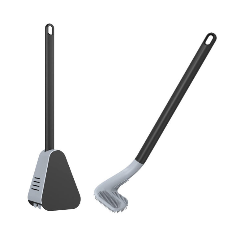 Bàn chải vệ sinh bồn cầu hình golf có đế chống nước tự động mở đóng, Trắng, Xanh dương, Đen, Xanh lá