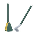 Bàn chải vệ sinh bồn cầu hình golf có đế chống nước tự động mở đóng, Trắng, Xanh dương, Đen, Xanh lá