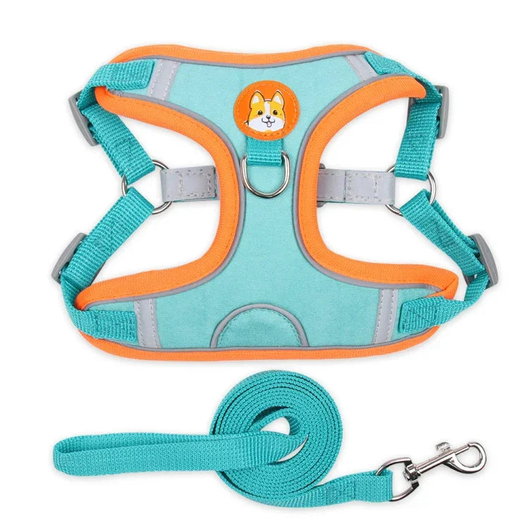 Dây Đeo Ngực Thú Cưng BL-867 Dây Dắt Chó Phản Quang, Kích Thước:, S, M, L, XL