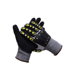 Găng tay đạp xe ngoài trời TPR chống cắt, chống mài mòn, S, M, L, XL