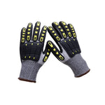 Găng tay đạp xe ngoài trời TPR chống cắt, chống mài mòn, S, M, L, XL