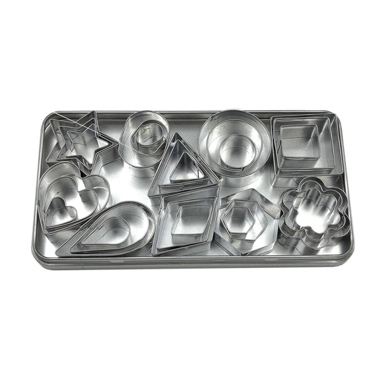 Khuôn làm bánh quy bằng thép không gỉ, bộ 30 cái, bộ 27 cái