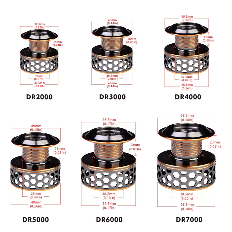 Cần câu cá PROBEROS bằng dây kim loại, mô hình: DR2000, DR3000, DR4000, DR5000, DR6000, DR7000