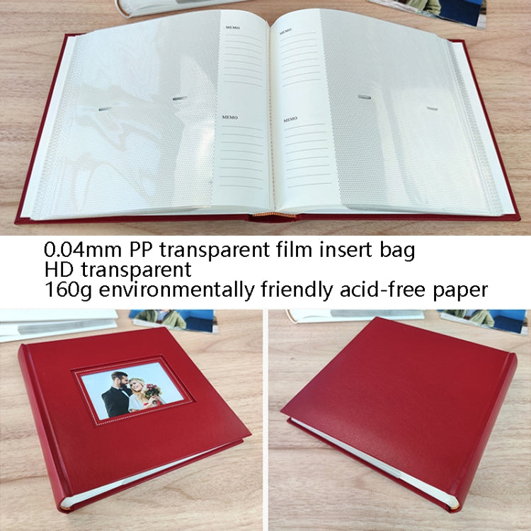 Album kỷ niệm đôi 6 inch N55060, đỏ, xanh dương, đen, trắng