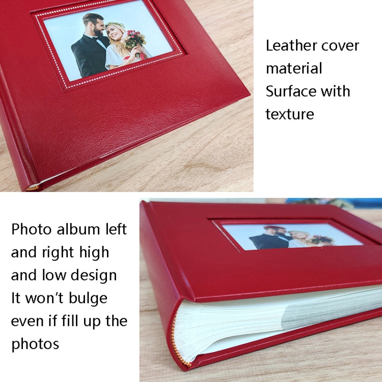 Album kỷ niệm đôi 6 inch N55060, đỏ, xanh dương, đen, trắng