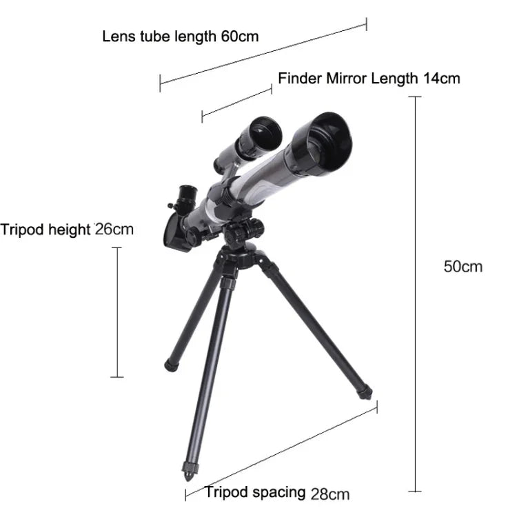 Kính thiên văn thiên văn học HD C2130 20X-40X với nhiều thị kính, C2130