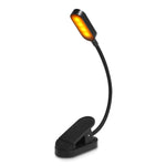Đèn kẹp bàn mini 9 LED sạc USB, đèn đọc bảo vệ mắt cho sinh viên, màu xanh dương và trắng, đen