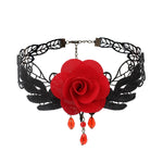 Dây chuyền ren tua rua phong cách Gothic Lolita cổ điển, Phong cách:, 1532 Đỏ, 1535, 1555, 1556, 1557