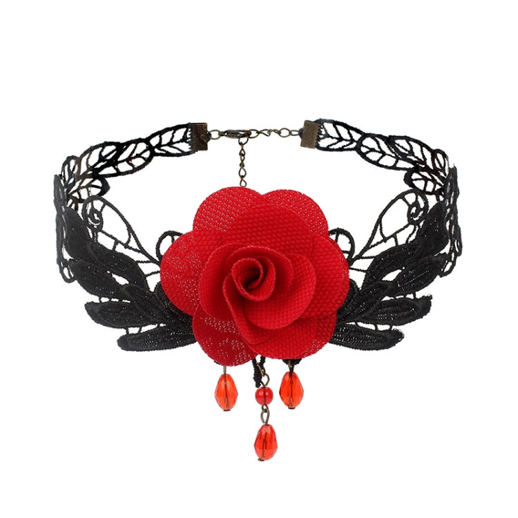 Dây chuyền ren tua rua phong cách Gothic Lolita cổ điển, Phong cách:, 1532 Đỏ, 1535, 1555, 1556, 1557
