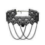 Dây chuyền ren tua rua phong cách Gothic Lolita cổ điển, Phong cách:, 1532 Đỏ, 1535, 1555, 1556, 1557