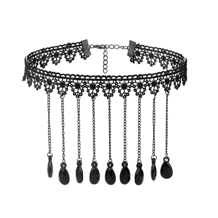 Dây chuyền ren tua rua phong cách Gothic Lolita cổ điển, Phong cách:, 1532 Đỏ, 1535, 1555, 1556, 1557