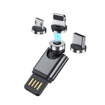 Bộ chuyển đổi từ tính USB di động, giao màu ngẫu nhiên, chức năng dữ liệu, chức năng sạc