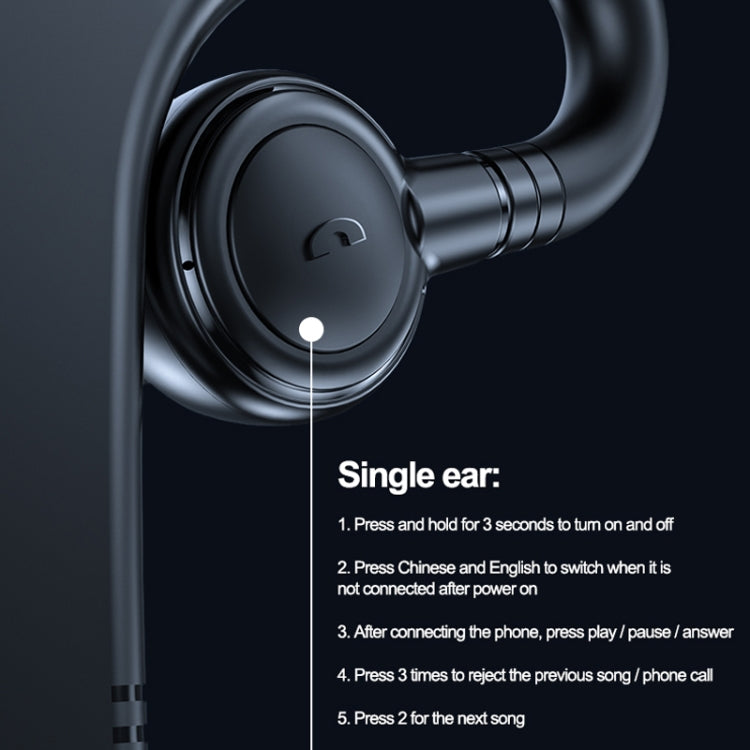 Tai nghe Bluetooth V5.2 móc tai đơn M99, Đen, Hồng, Đen+Đỏ, Đen+Xanh dương, Đen+Trắng