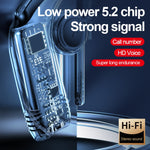 Tai nghe Bluetooth V5.2 móc tai đơn M99, Đen, Hồng, Đen+Đỏ, Đen+Xanh dương, Đen+Trắng