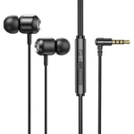 2 chiếc tai nghe có dây điều khiển kim loại TS6000 3.5mm, có mic, Trắng, Đỏ, Xanh lá, Đen