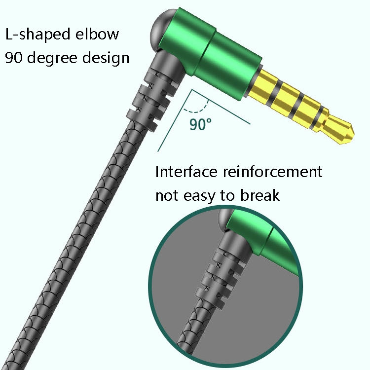 2 chiếc tai nghe có dây điều khiển kim loại TS6000 3.5mm, có mic, Trắng, Đỏ, Xanh lá, Đen
