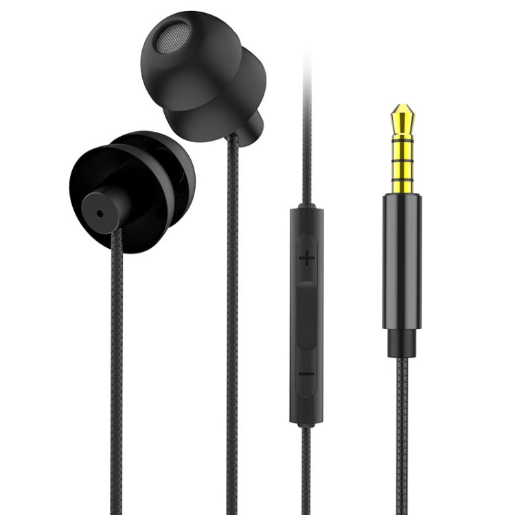 Tai nghe có dây điều khiển cắm tai EN3900 3.5mm, có mic, Trắng, Đỏ, Đen