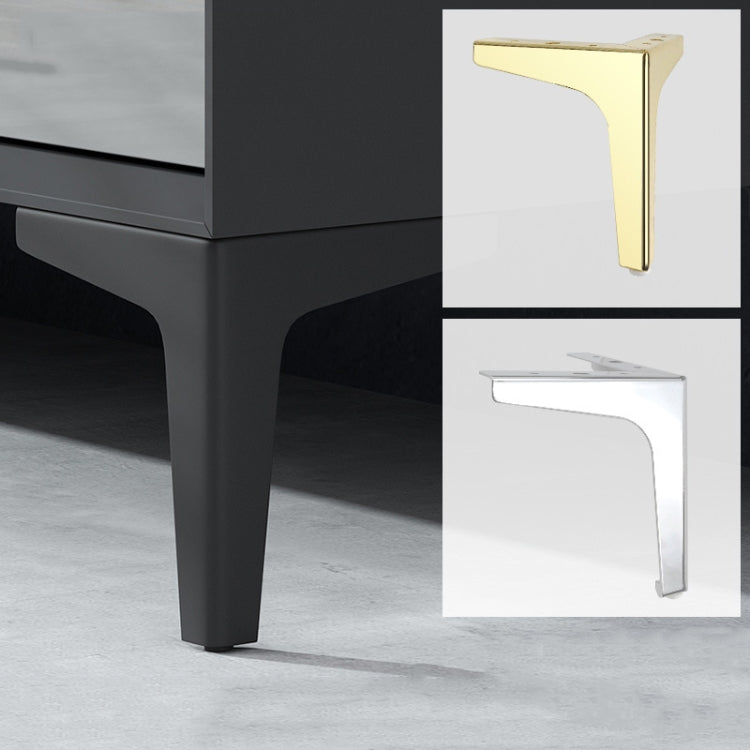 Chân ghế sofa tủ TV kim loại LH-J0016, Chiều cao:, 10cm, 13cm, 15cm, 17cm