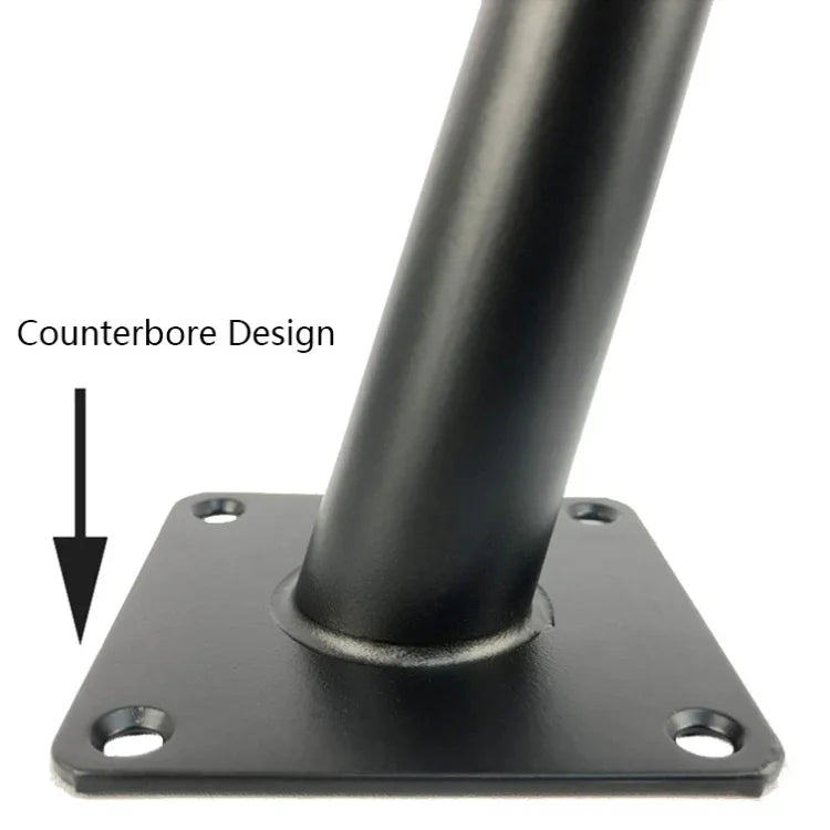 Chân đỡ đồ nội thất ống tròn hình nón LH-ZT-0001, Kiểu dáng:, Nón nghiêng cao 25cm, Nón nghiêng cao 30cm, Nón nghiêng cao 35cm, Nón nghiêng cao 38cm, Nón nghiêng cao 40cm, Nón nghiêng cao 43cm, Nón nghiêng cao 45cm