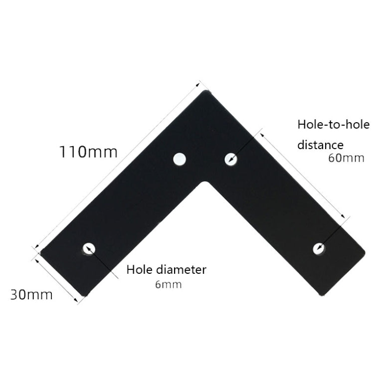 Chân đỡ đồ nội thất kim loại LH-S0006, Chiều cao:, 12cm, 15cm, 18cm, 20cm, 25cm, 30cm, 60cm