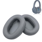 2 miếng đệm tai bằng mút cho tai nghe SONY WH-XB900N, Da protein xám, Màu gốc xanh, Dành cho SONY WH-XB900N (Da protein đen)