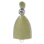 18Y-009 Vintage Handmade Leather Car Pull-Out Key Case, Plant Tanned Leather, Oil Wax Skin Olive Green, Oil Wax Skin Blue, Oil Wax Skin Tea, Oil Wax Skin Camel