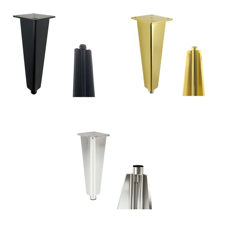 Chân đế nội thất bằng nhôm điều chỉnh được, chiều cao: 8cm, 10cm, 12cm, 15cm, 18cm, 20cm, 23cm, 25cm, 27cm, 30cm, 33cm, 35cm
