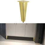 Chân đế nội thất bằng nhôm điều chỉnh được, chiều cao: 8cm, 10cm, 12cm, 15cm, 18cm, 20cm, 23cm, 25cm, 27cm, 30cm, 33cm, 35cm