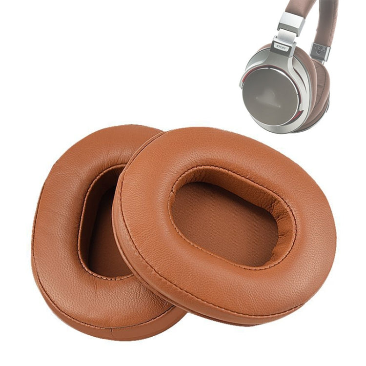 2 miếng đệm tai bằng mút cho Audio-Technica ATH-M50 / M40 / M50X / MSR7, Da cừu đen, Da dê nâu, Da cừu kaki, Da dê đen