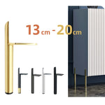 Chân đỡ nội thất kim loại hình trụ LH-D012-01, Chiều cao:, 13cm, 15cm, 18cm, 20cm