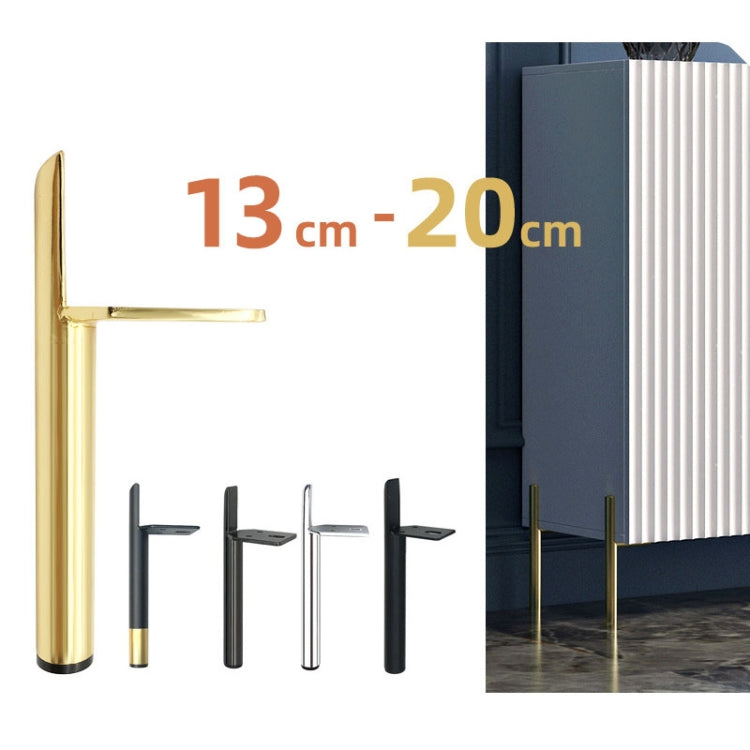 Chân đỡ nội thất kim loại hình trụ LH-D012-01, Chiều cao:, 13cm, 15cm, 18cm, 20cm