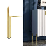 Chân đỡ nội thất kim loại hình trụ LH-D012-01, Chiều cao:, 13cm, 15cm, 18cm, 20cm