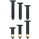 Chân đỡ nội thất kim loại có đệm điều chỉnh, Chiều cao:, 10.5cm, 11cm, 12cm, 12.5cm, 13cm, 13.5cm, 14cm, 14.5cm, 15cm, 15.5cm, 16cm, 16.5cm, 17cm, 17.5cm, 18cm, 18.5cm, 21cm