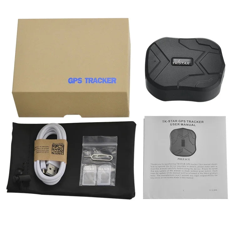 Phiên bản nâng cấp TK-905B, thiết bị định vị GPS ô tô 2G với lực hút nam châm mạnh, phiên bản nâng cấp TK-905B