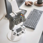 Giá đựng tay cầm chơi game và tai nghe để bàn, 3 tầng màu trắng, 3 tầng màu đen, 4 tầng màu trắng, 4 tầng màu đen