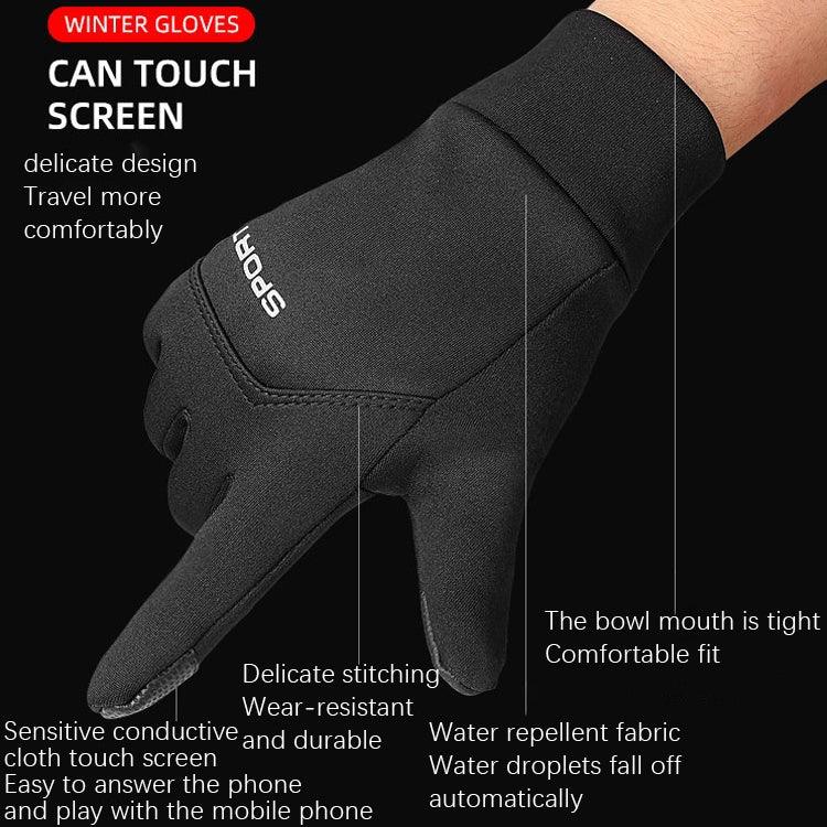 Găng tay nhung chống trượt thể thao ngoài trời, M, L, XL
