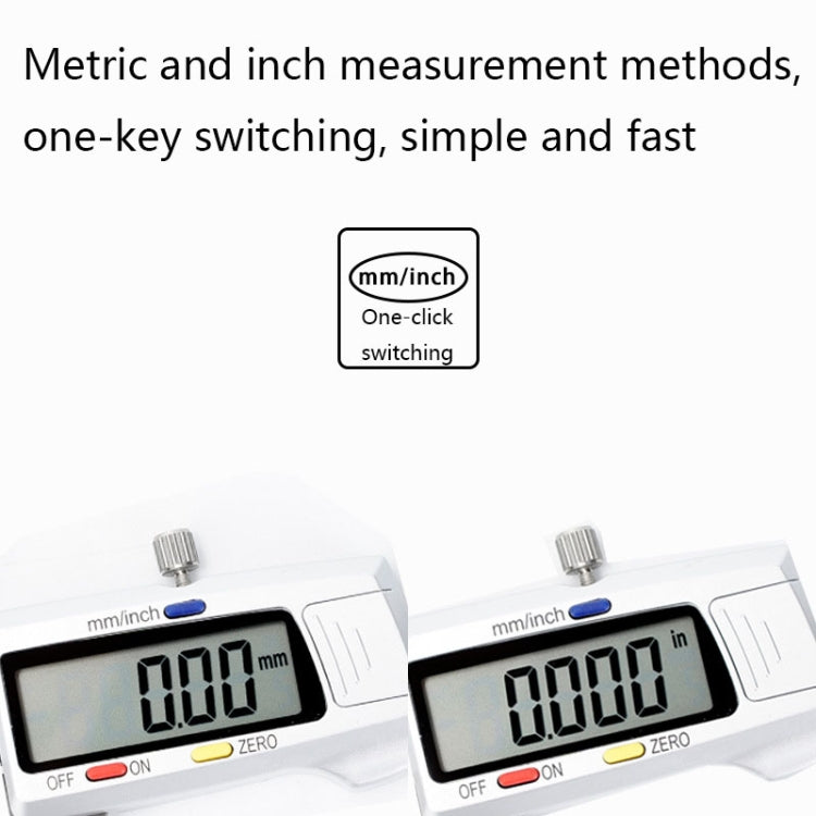 Thước cặp điện tử bằng thép không gỉ JS-04, JS-04