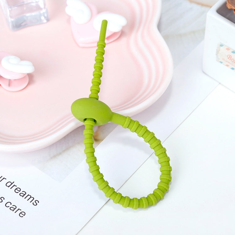 20 cái Dây đeo lưu trữ cáp dữ liệu silicone, 21cm Xanh lá, 21cm Xanh dương, 21cm Cam, 21cm Hồng, 21cm Nâu, 21cm Xám, 21cm Vàng, 21cm Đỏ