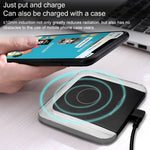 A9191 3 in 1 Multifunctional Vertical Wireless Charger, Black, White, Blue
