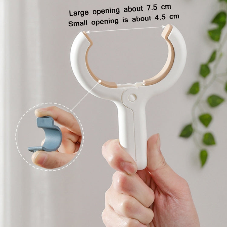 Kẹp phơi quần áo nhựa chống gió gia dụng, 3 cái màu vàng, 3 cái màu xanh dương, 2 cái lớn màu vàng, 2 cái lớn màu xanh dương