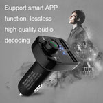 HY82 Car MP3 Bluetooth Receiver Dual USB Car Charger, HY82 Fast Charge Version