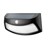 Đèn tường vườn năng lượng mặt trời cảm ứng hồng ngoại 8 đèn LED, Ánh sáng trắng, Ánh sáng ấm