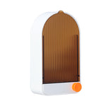 Khay đựng xà phòng thoát nước gắn tường phòng tắm có nắp, Trắng xám, Trắng cam, Hồng trắng, Xanh lá xám