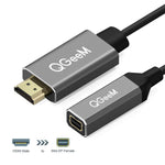 Bộ chuyển đổi QGeeM QG-HD02 từ HDMI đơn sang Mini DP