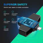 Đầu đọc thẻ thông minh Rocketek CSCR3 Type-C cho thẻ CAC, thẻ SIM/IC khai thuế ngân hàng, thẻ ID