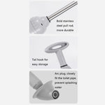 Dụng cụ thông bồn cầu áp suất cao chân không, Kiểu dáng:, Arc (Đỏ), Arc (Xám Trắng)