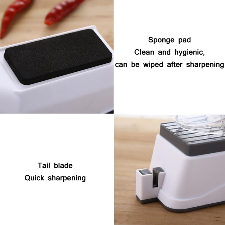 Máy mài dao điện đôi JJ-1 cho nhà bếp, cổng USB, phích cắm CN